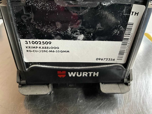Würth 4.65kg krimp kabeloog m6x35qmm in stapelbare bak - afbeelding 2 van  5