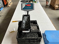 Würth 47.9kg diverse bevestigingsmaterialen in 4x stapelbare bak