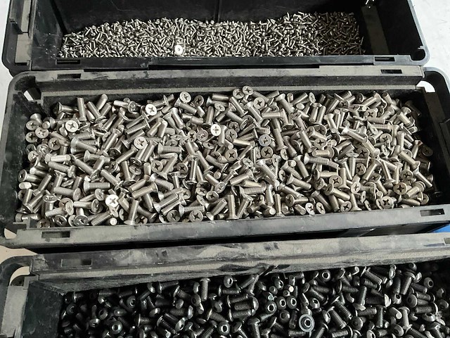 Würth 47.9kg diverse bevestigingsmaterialen in 4x stapelbare bak - afbeelding 10 van  12