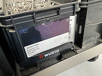 Würth 47.9kg diverse bevestigingsmaterialen in 4x stapelbare bak - afbeelding 11 van  12