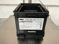 Würth 4.85 kg lage bolkopschroef met flens m6 x 16 in stapelbare bak - afbeelding 1 van  5