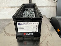 Würth 4.86 kg blindklinknagel platbolkop alu 8,5x12,5 -4x16 in stapelbare bak - afbeelding 1 van  5