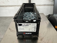 Würth 4.99 kg zeskantmoer laag m10 in stapelbare bak - afbeelding 1 van  5