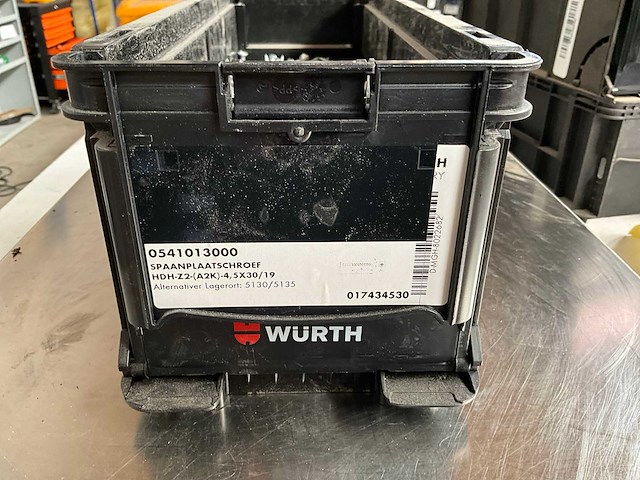 Würth 5.04kg spaanplaatschroef 4,5 x 30/19 in stapelbare bak - afbeelding 2 van  6