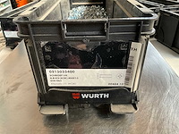 Würth 5.07kg schroef verzonken kop m4x10 in stapelbare bak - afbeelding 4 van  6