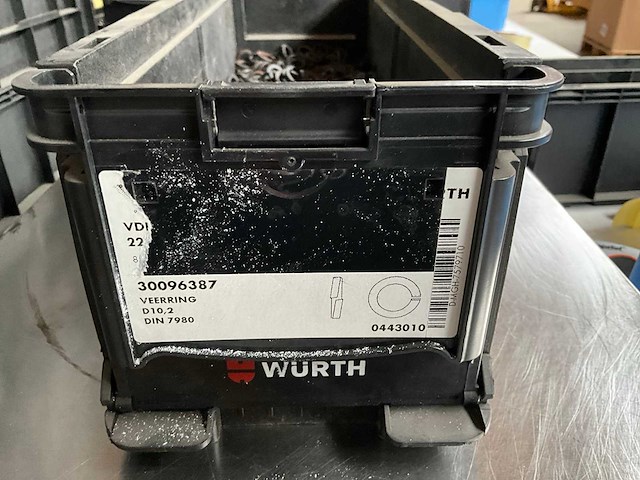 Würth 5.25kg veerring d10,2 in stapelbare bak - afbeelding 2 van  6