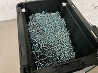 Würth 5.54 kg bolcilinderschroef m4 x 12 in stapelbare bak - afbeelding 3 van  5