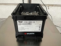 Würth 5.88 kg zeskantmoer met flens m6 in stapelbare bak - afbeelding 1 van  5