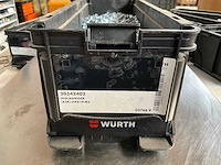 Würth 5.92kg inslagmoer m6 in stapelbare bak - afbeelding 2 van  6