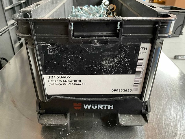 Würth 6.10kg holle wandanker m6x66/53 in stapelbare bak - afbeelding 2 van  6