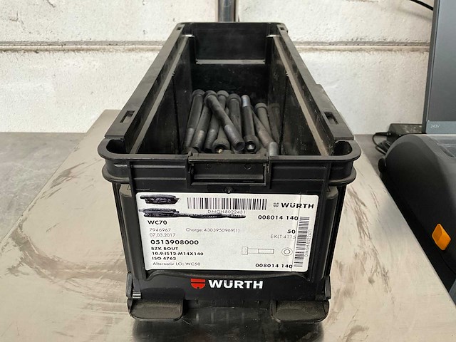 Würth 6.22 kg bzk m14 x 140 in stapelbare bak - afbeelding 1 van  5
