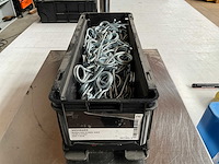 Würth 6.86kg borgveer dubbel oog 4,5x80 in stapelbare bak - afbeelding 1 van  6