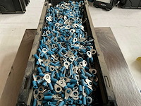 Würth 6.86kg ringtong blauw m6 1,5-2,5qmm in stapelbare bak - afbeelding 5 van  6