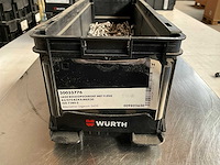 Würth 7.16kg lage bolkopschroef met flens m6x30 in stapelbare bak - afbeelding 2 van  6
