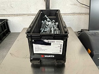 Würth 7.22 kg bout zeskantkop m10x120 in stapelbare bak - afbeelding 1 van  2