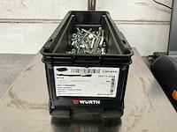 Würth 7.22 kg zeskant tapbout m10x60 in stapelbare bak - afbeelding 1 van  5