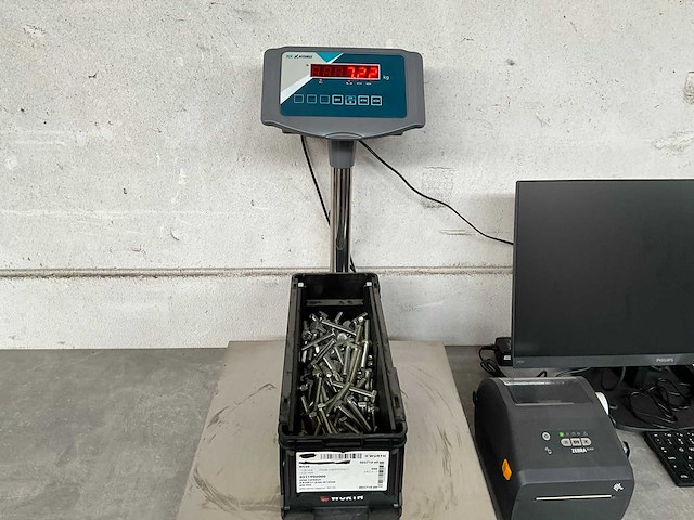 Würth 7.22 kg zeskant tapbout m10x60 in stapelbare bak - afbeelding 2 van  5