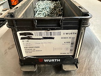 Würth 7.25kg schroef verzonken kop m4x30 in stapelbare bak - afbeelding 2 van  6