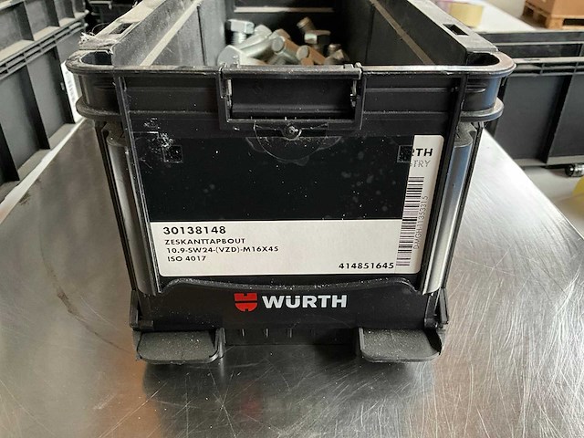 Würth 7.80kg zeskanttapbout m16x45 in stapelbare bak - afbeelding 2 van  6