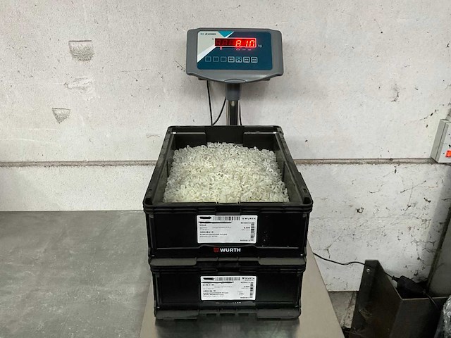 Würth 8.10 kg kabelbandhouder nylon in 2 stapelbare bakken - afbeelding 3 van  7