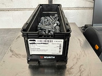 Würth 8.46 kg flensbout met vertanding ripp m14x1,5x60 in stapelbare bak - afbeelding 1 van  5