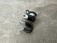 Würth 8.51 kg leidingklem met rubber b15mm-d15mm in stapelbare bak - afbeelding 4 van  6