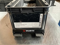 Würth 8.88kg zeskantmoer met flens m6 in stapelbare bak - afbeelding 2 van  5