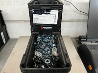 Würth 9.31 kg sluitring voor zware spanbussen d10,5 in stapelbare bak - afbeelding 1 van  5