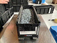 Würth 9.33kg spaanplaatschroef verzonken kop 4,5x30/19 in stapelbare bak - afbeelding 1 van  6