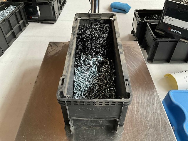 Würth 9.64kg assorti schroeven in stapelbare bak - afbeelding 6 van  7
