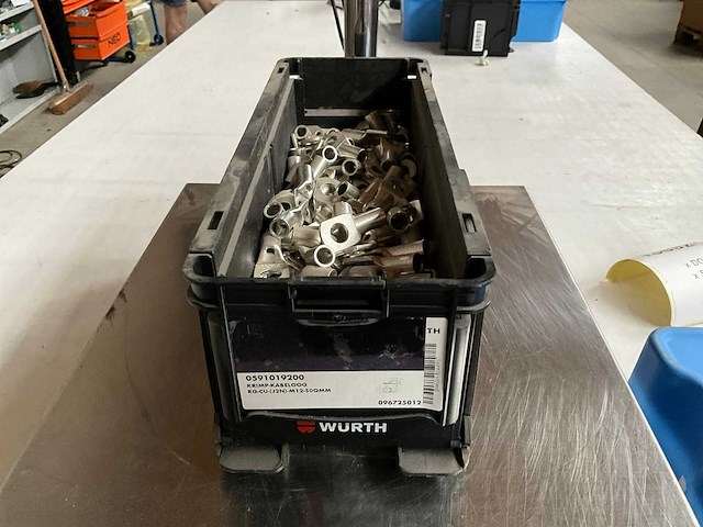 Würth 9.97kg krimp kabeloog m12-50qmm in stapelbare bak - afbeelding 1 van  6