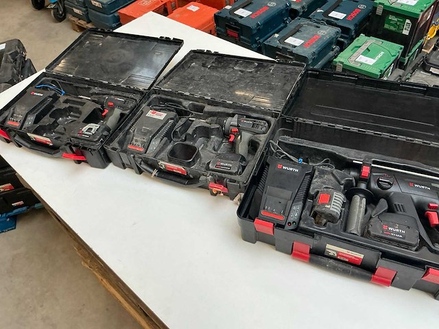 Würth accugereedschap (3x) - afbeelding 1 van  8