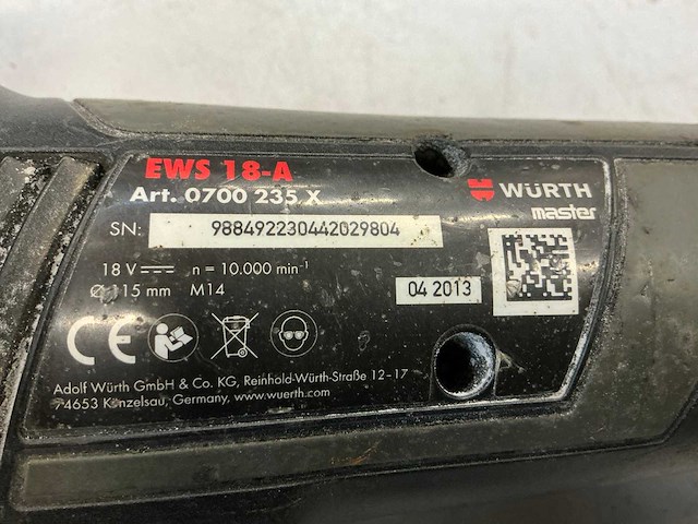 Würth accugereedschappen (6x) - afbeelding 3 van  21