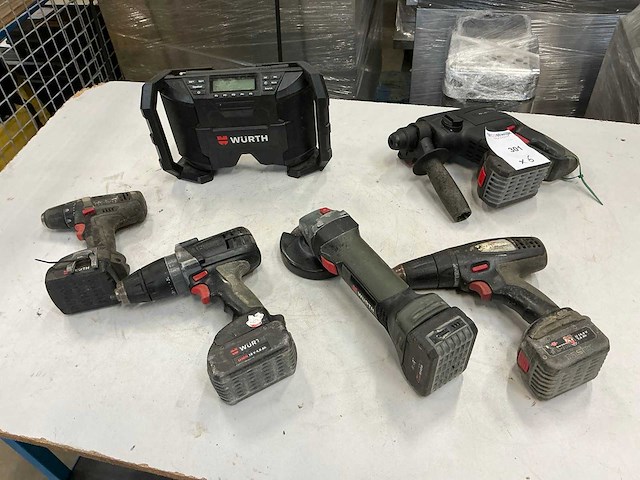 Würth accugereedschappen (6x) - afbeelding 1 van  21