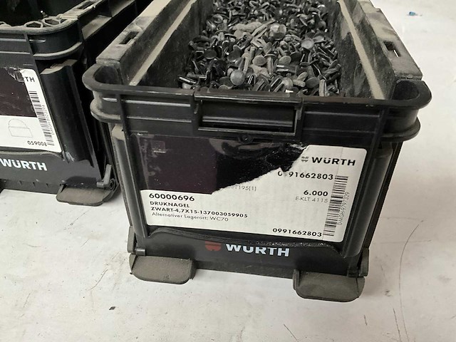 Würth assorti bevestigingsmaterialen in stapelbare bakken - afbeelding 3 van  10