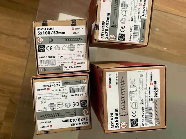 Wurth assy 4 assortiment schroeven - afbeelding 7 van  9