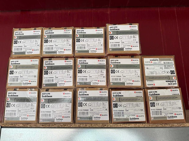 Wurth assy 4 assortiment schroeven - afbeelding 6 van  9