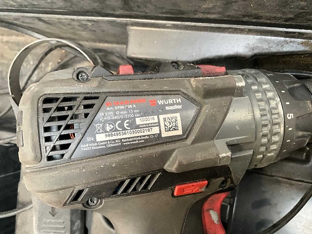 Würth bs18 schroefboormachine - afbeelding 3 van  5