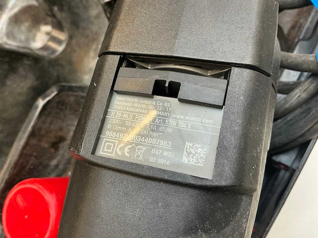 Würth elektrische gereedschappen (2x) - afbeelding 5 van  9