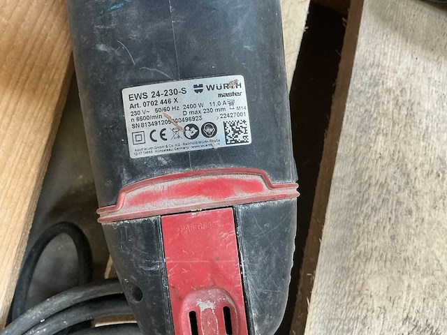Würth ews 24-230-s haakse slijpmachine - afbeelding 4 van  4