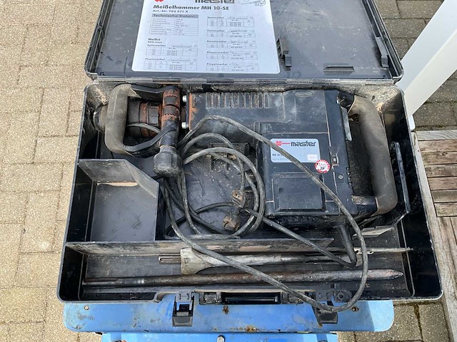 Würth master breekhamer + koffer en beitels - afbeelding 1 van  7