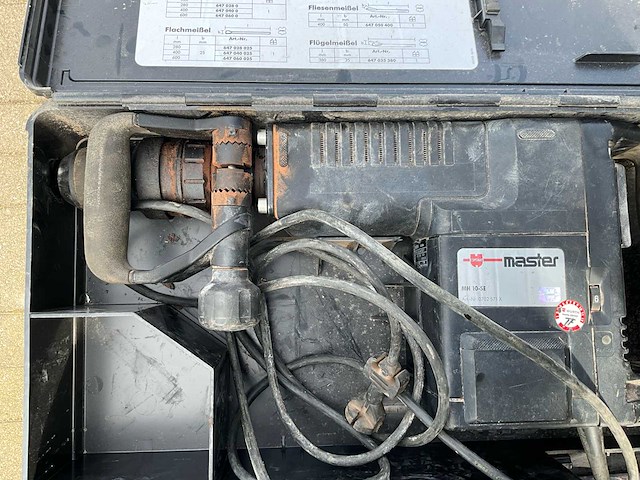 Würth master breekhamer + koffer en beitels - afbeelding 3 van  7