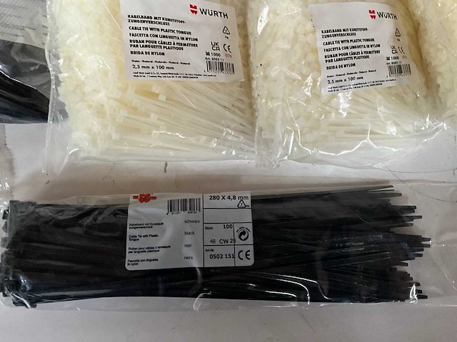 Würth mix kavel diverse kabelbinders - afbeelding 4 van  7