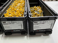 Würth mix kavel met o.a. ringtong/kabelschoenen in 11 stapelbare bakken - afbeelding 11 van  11