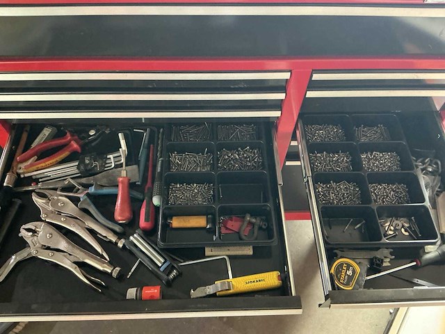 Wurth mobiele gereedschapskast met inhoud - afbeelding 1 van  2