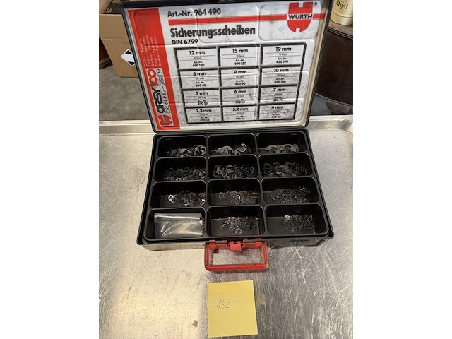 Wurth orsy 100 systeemkoffer met borgringen - afbeelding 2 van  2