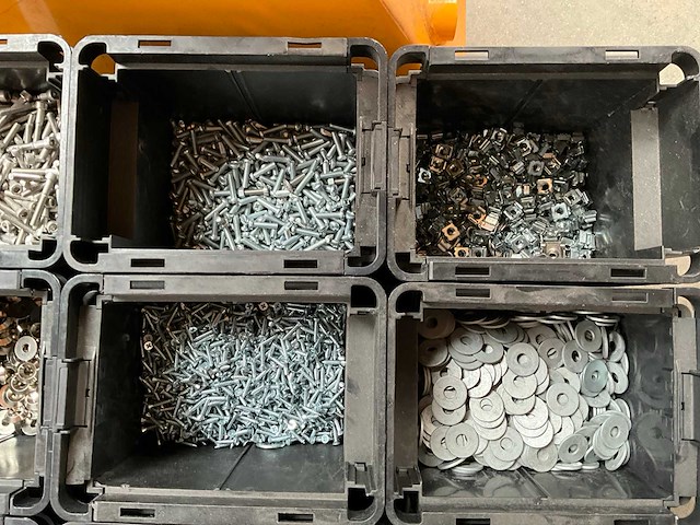 Würth palletdeal 113,5kg diverse bevestigingsmaterialen in stapelbare bakken - afbeelding 7 van  18