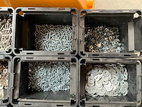 Würth palletdeal 113,5kg diverse bevestigingsmaterialen in stapelbare bakken - afbeelding 7 van  18
