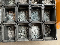 Würth palletdeal 113,5kg diverse bevestigingsmaterialen in stapelbare bakken - afbeelding 14 van  18