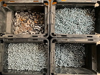 Würth palletdeal 117kg diverse bevestigingsmaterialen in stapelbare bakken - afbeelding 9 van  19